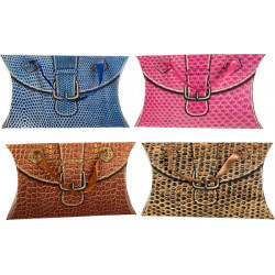 Boite cadeaux 'SAC' (30x18.5x5.5 cm), 4 modèles ass.