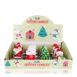 Bougie chauffe plat HAPPY HOLIDAYS