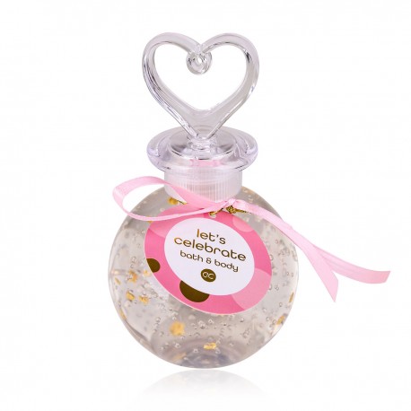 JADE 250ml Transparent à paillettes étoiles