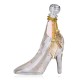 CHAUSSURE 350ml Transparent à paillettes cœurs roses