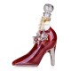 CHAUSSURE 350ml Bordeaux nacré pailleté-tentation cosmetic