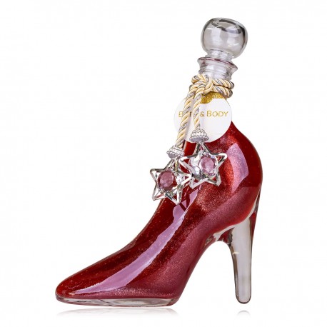 CHAUSSURE 350ml Bordeaux nacré pailleté-tentation cosmetic