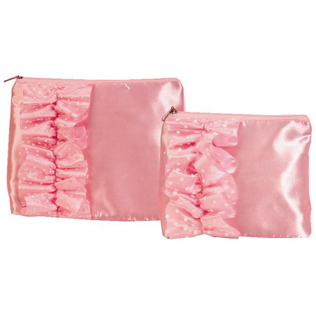 Trousse de toilette SATIN ROSE(24x18x9cm)