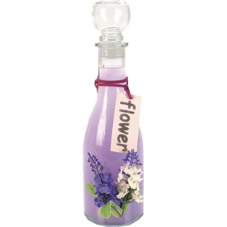 LAVANDE280ml, Violet nacré, déco : Lavande