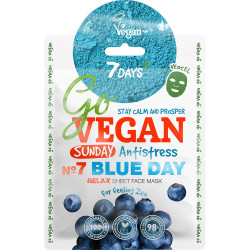 Grossiste masque soin pour le visage en tissu 7Days GoVegan