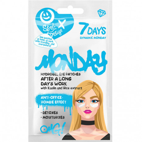 Grossiste Patch Hydrogel pour les yeux DYNAMIC MONDAY (Lundi Dynamique) 7 DAYS 