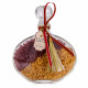 SABINA Sels de bain Or/Bordeaux