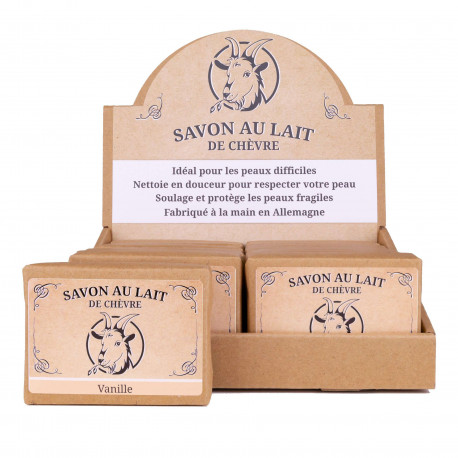 Savon au lait de Chèvre VANILLE