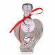 PASSION 200ml Transparent à paillettes coeurs rouges